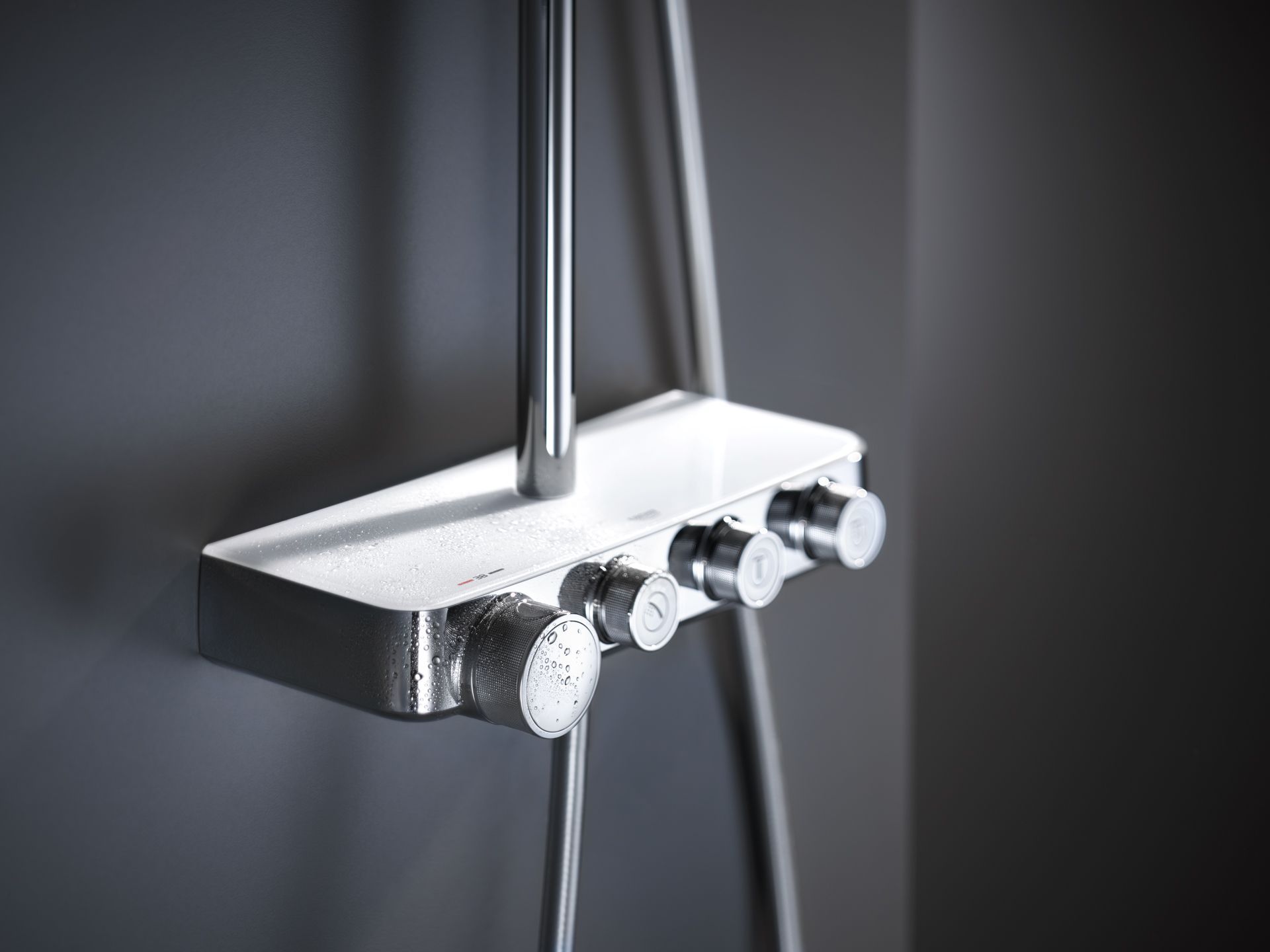 Душевая стойка Grohe Euphoria SmartControl 310 Duo 26507LS0 белая луна, с термостатом - 3