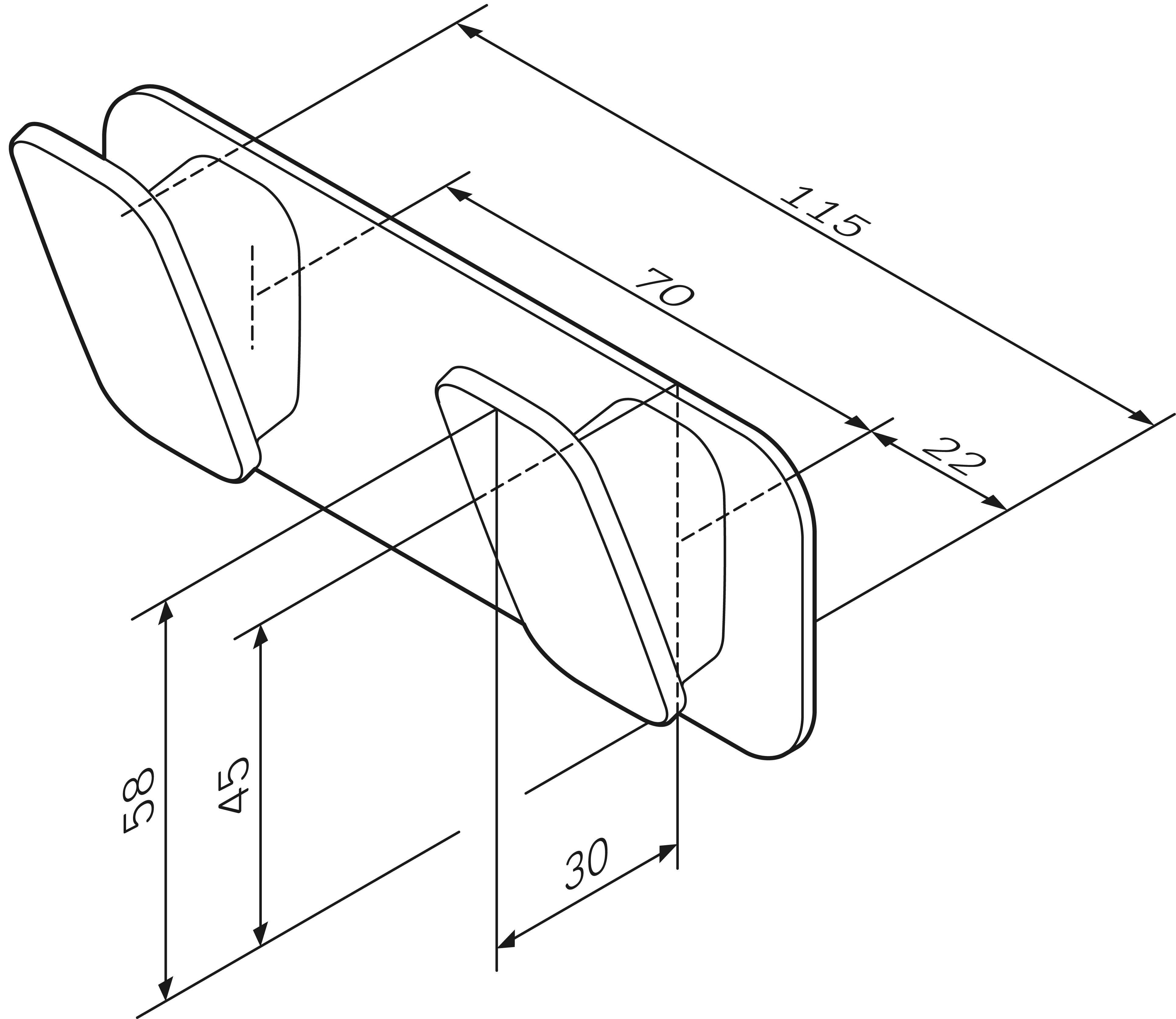 Крючок AM.PM Inspire V2.0 A50A35600 - 5