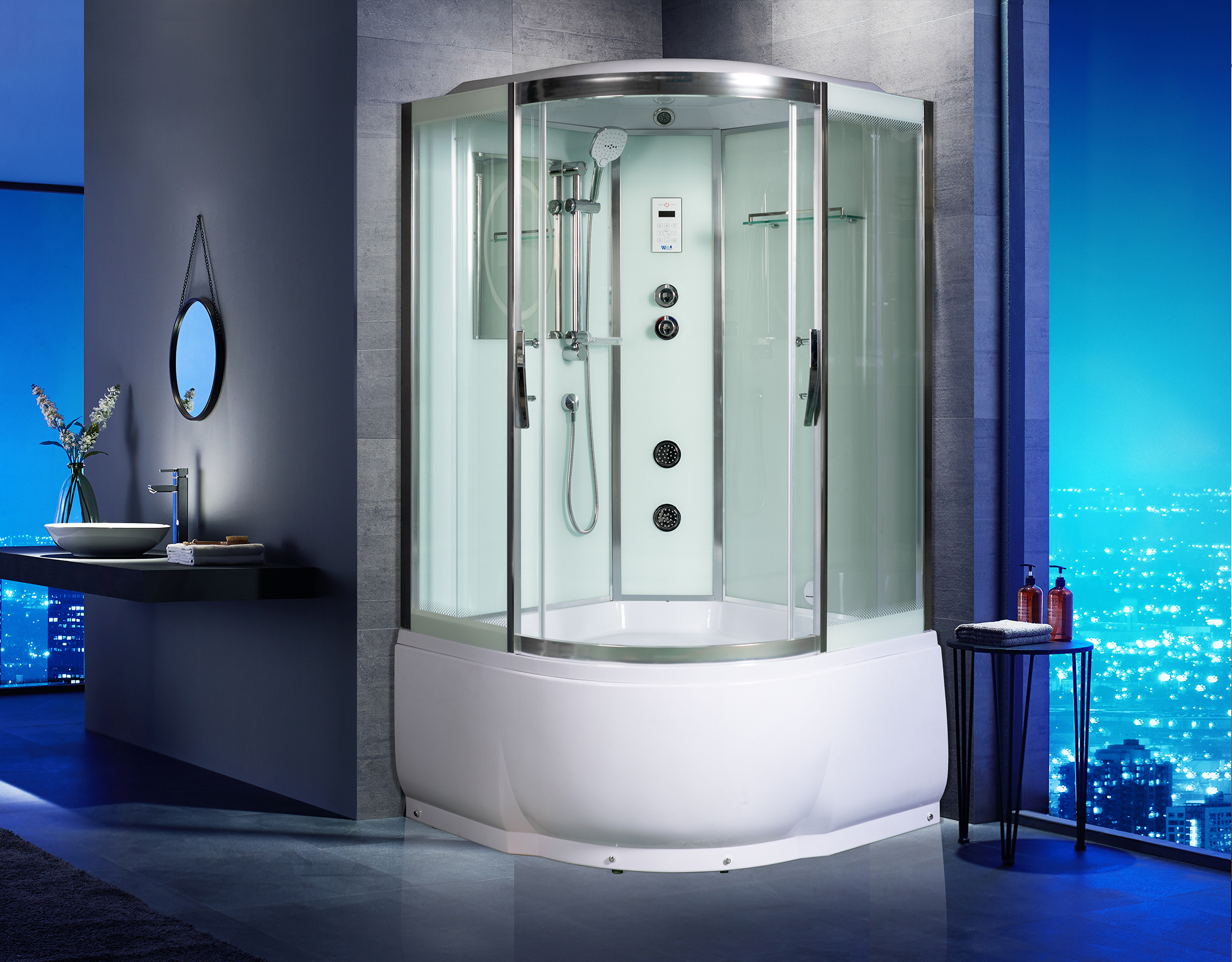 Душевая кабина Weltwasser WW500 EMMER 11055 110х110 хром  10000003288 - 1