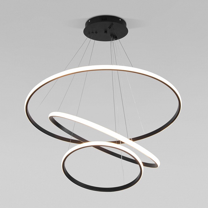 Подвесной светильник Eurosvet Collars 90264/3 черный - 2