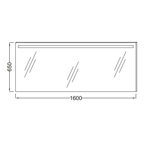 Зеркало Jacob Delafon EB1422 160 см EB1422-NF - 1