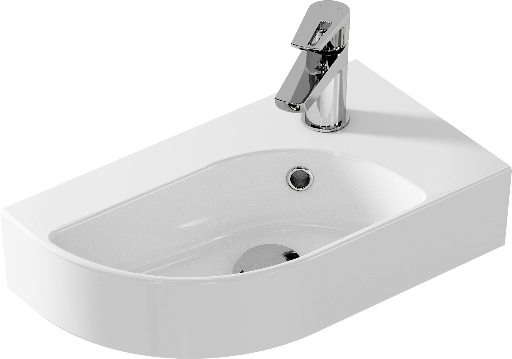 Рукомойник Cersanit Cameo 45 правый S-UM-CAM45/1-w - 1