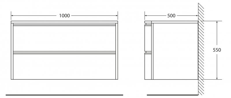 Раковина мебельная Belbagno Prospero 60 белый BB600DVB - 6