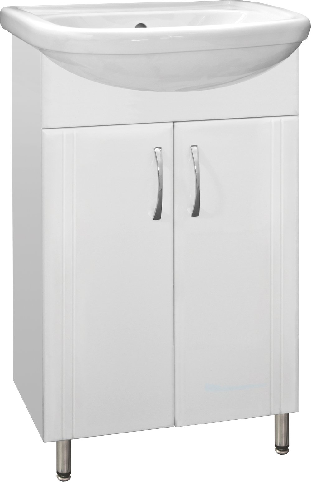 Тумба с раковиной Style Line Эко Стандарт №9 55 белая - 3