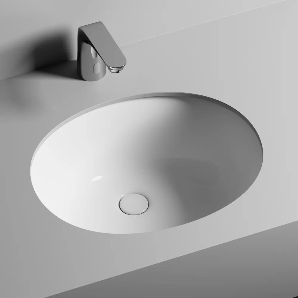 Раковина встраиваемая Ceramica Nova Element 51х42 белая CN6042 - 1