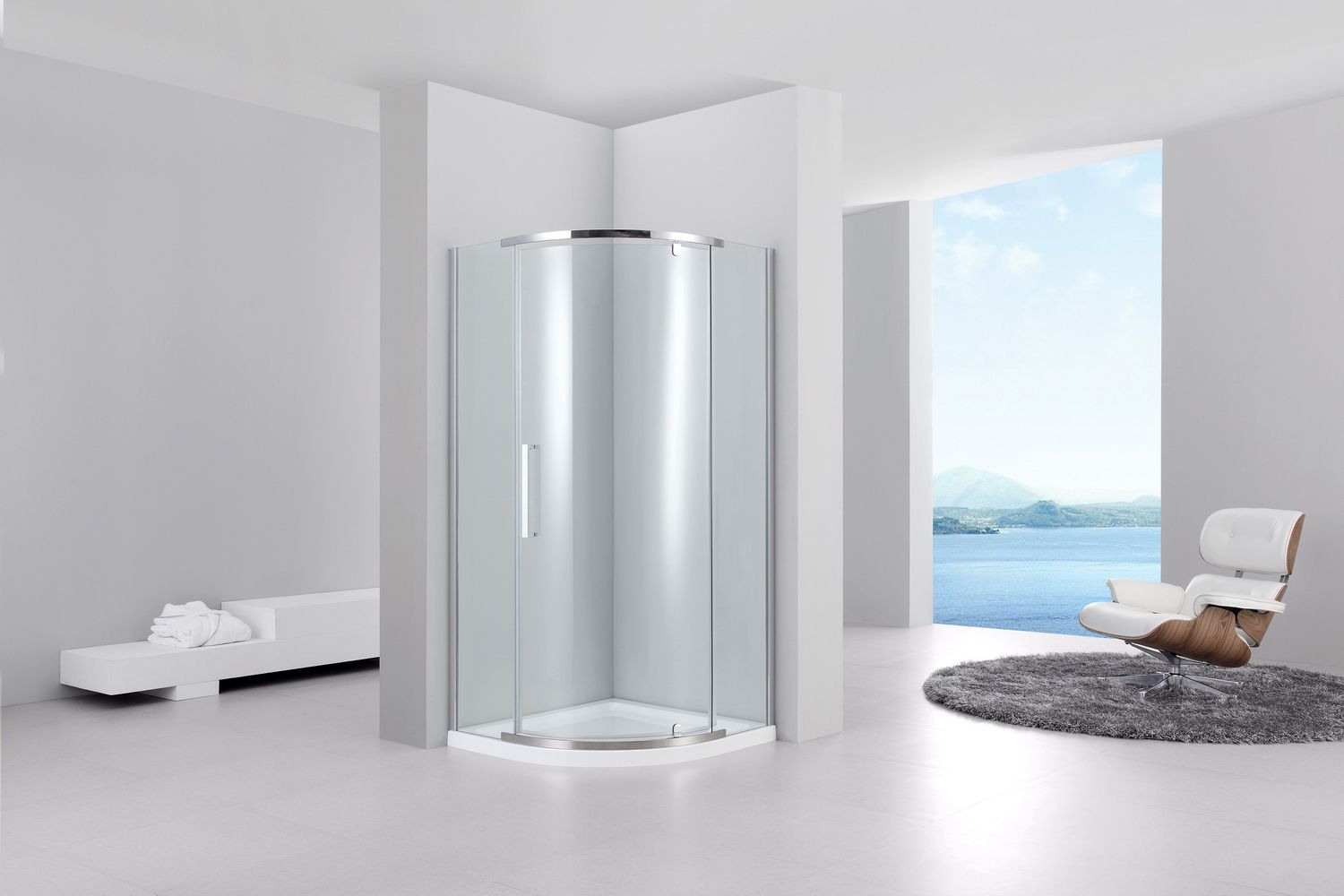 Душевой уголок Black&White Stellar Wind S301 90х90 3019090 - 1