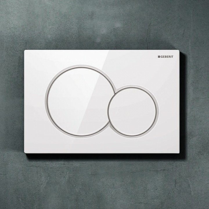 Кнопка смыва Geberit Sigma 01 115.770.11.5 белая - 4