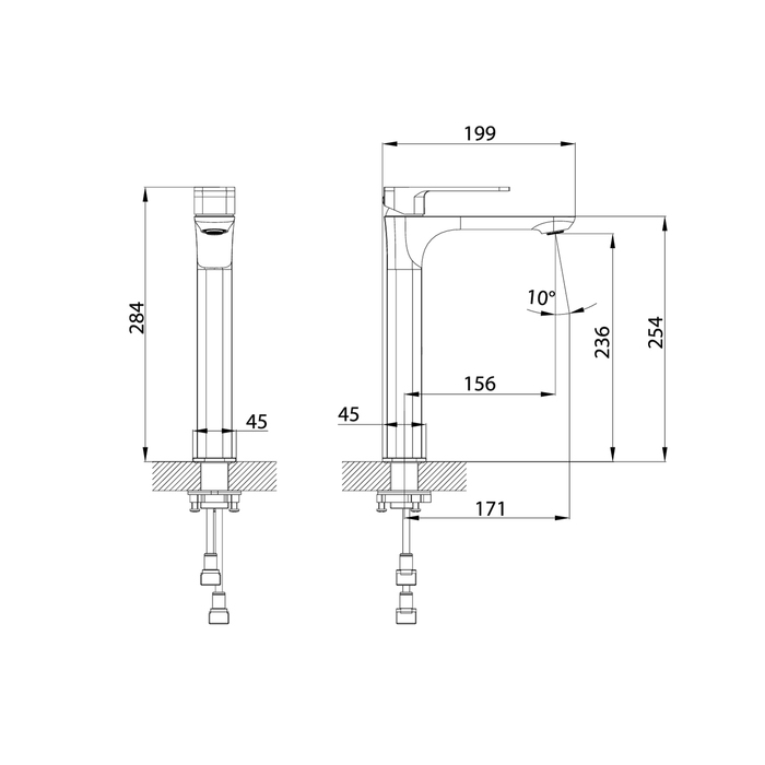 Смеситель IDDIS Slide SLIBL01i01 для раковины, черный - 5
