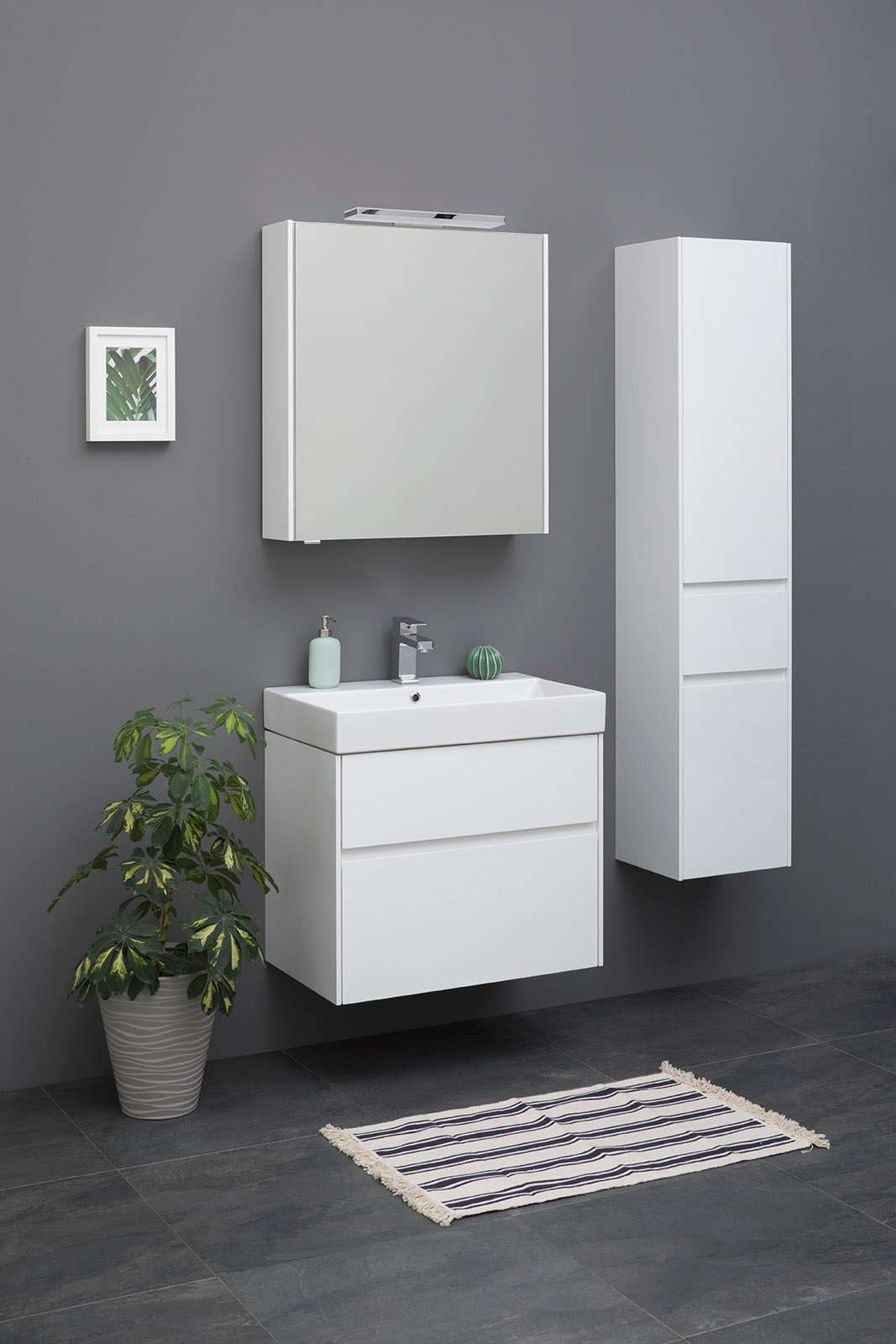 Мебельная раковина Sanovit Slim Synergy 60 17060-KL - 1