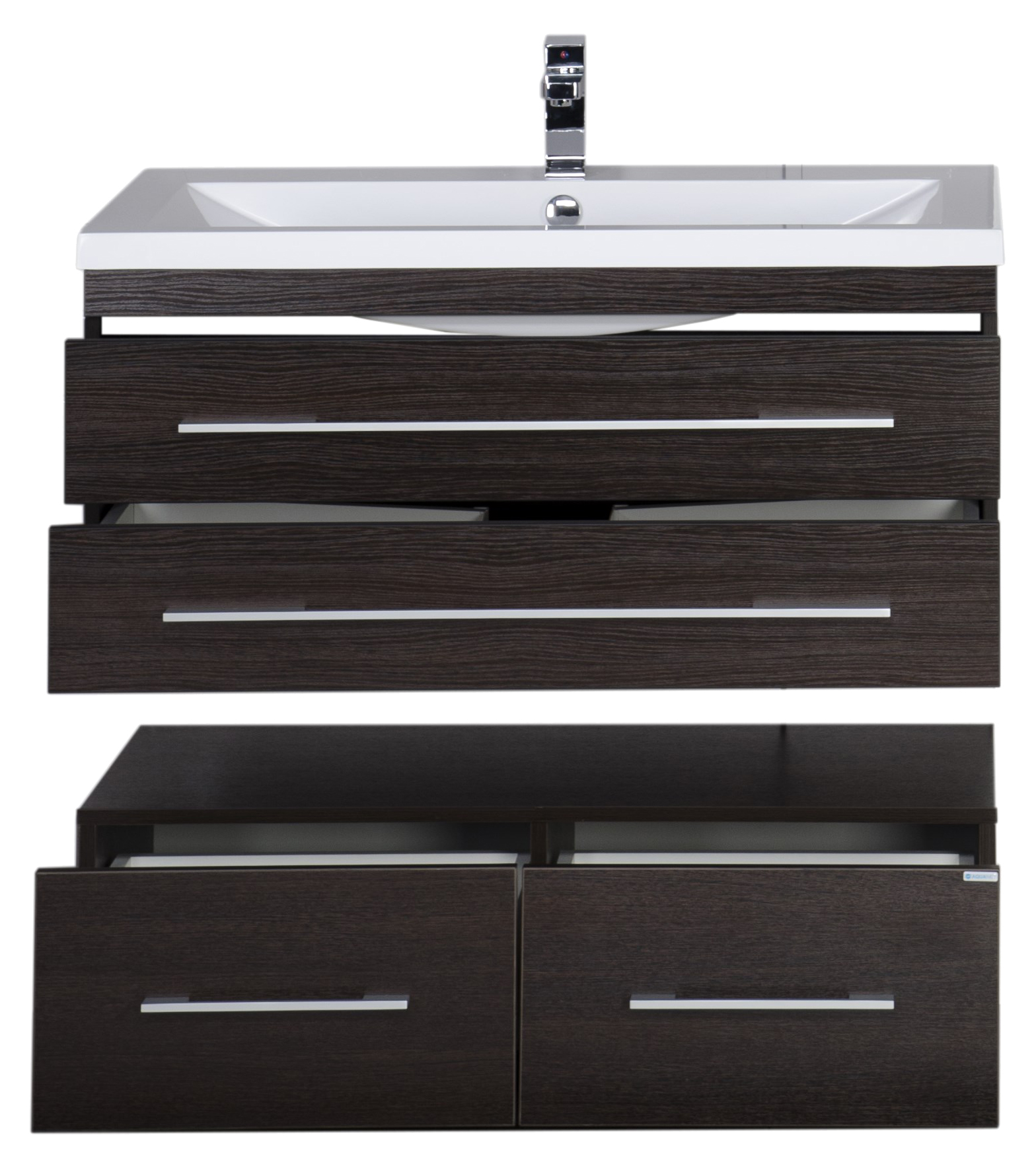 Тумба Aquanet Нота 100 подкатная венге 00170750 - 9