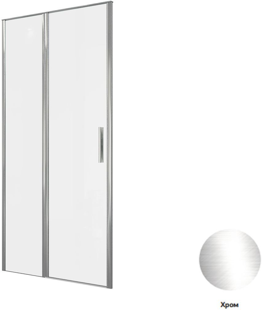 3.31028.00 PRIORITY, Дверь 8мм, 1000мм стекло Optiwhite, Easyclean, хром (294057) - 0