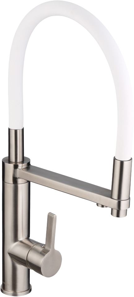 Смеситель для кухни Swedbe Selene Plus белый, нержавеющая сталь  8641 - 1
