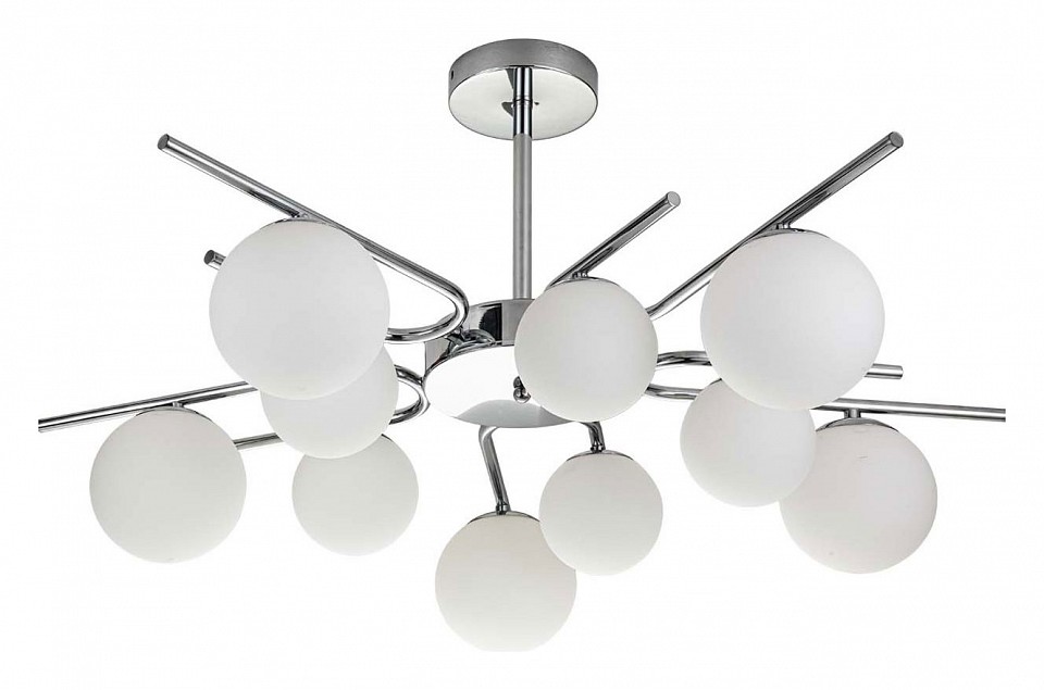 Люстра на штанге Escada Sphere 642/10P Silver - 0