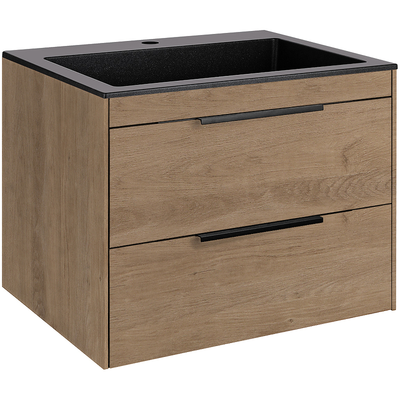 Тумба под раковину Vincea Chiara 60 светлое дерево VMC-2C2600NO - 4