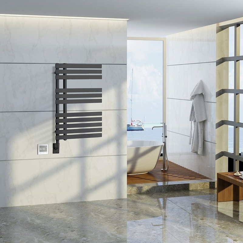 Полотенцесушитель электрический Boheme Venturo черный матовый 721-B - 1