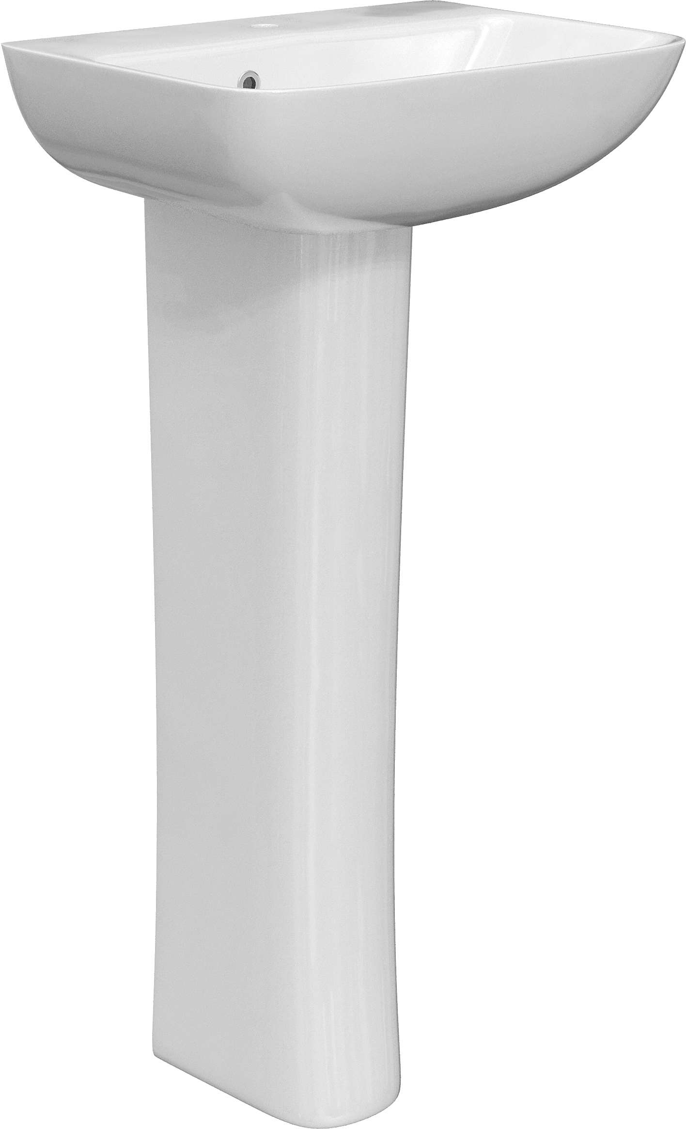 Комплект раковина с пьедесталом  Раковина STWORKI Дублин 45 + Зеркало-шкаф STWORKI Мальмё МВК074 45, с подсветкой, белый, прямоугольный, навесной, ова 560890 - 3