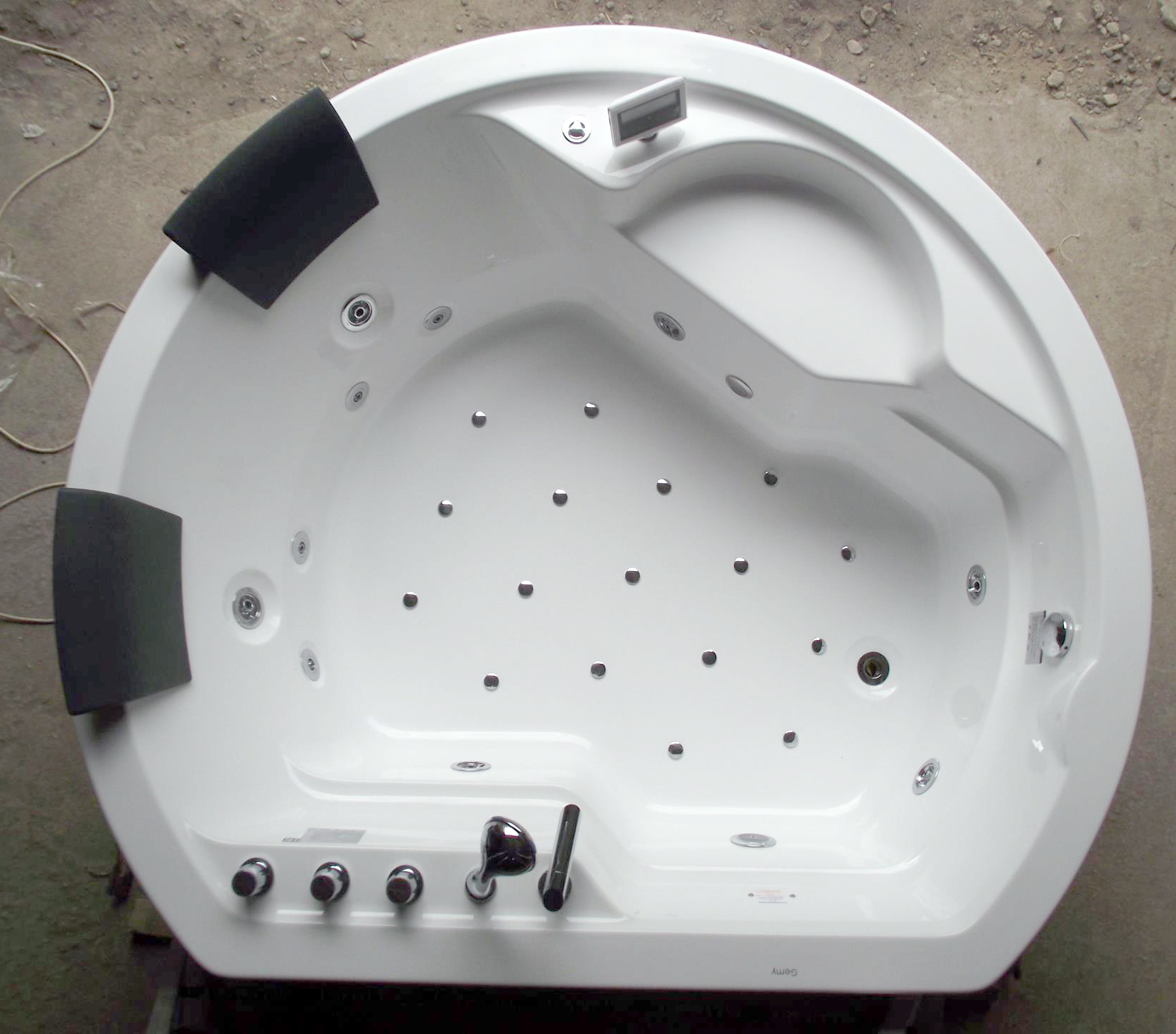 Гидромассажная ванна Gemy  183x162 см  G9063 K - 1