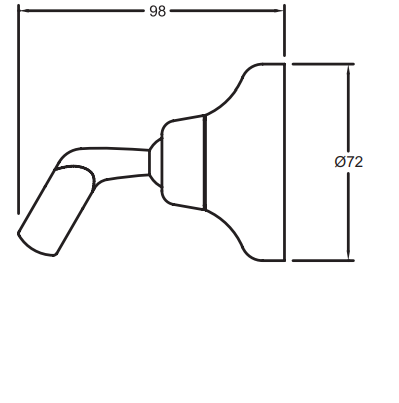 Настенный держатель Jacob Delafon Fairfax E75093-CP - 1