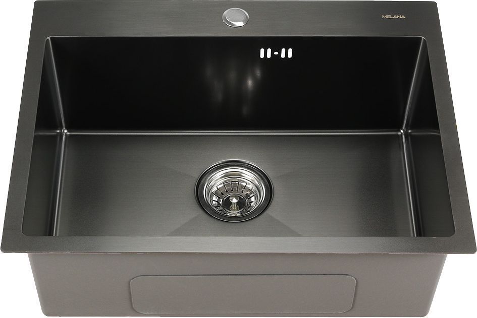 Мойка кухонная Melana D6045HB графит - 0