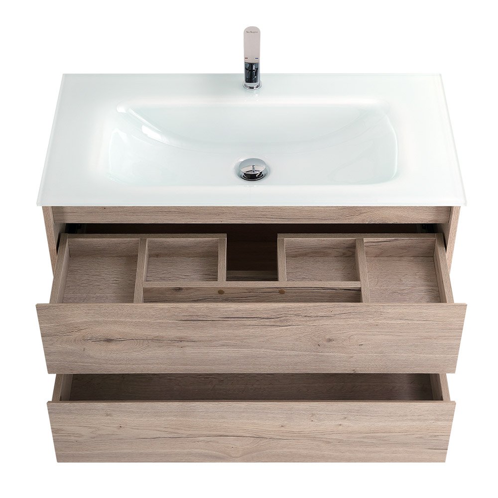 Комплект мебели BelBagno Kraft 80 светлое дерево - 9