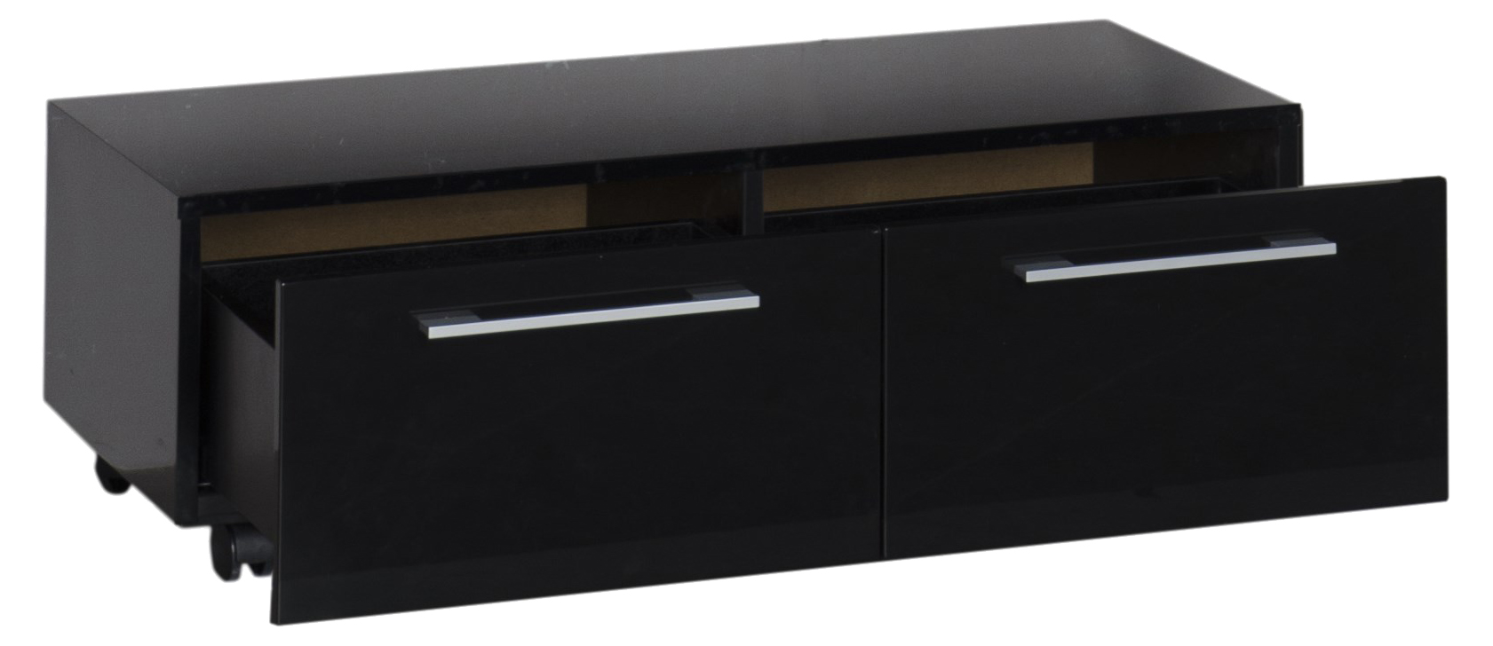 Тумба Aquanet Нота 100 подкатная, черная 170734 - 1