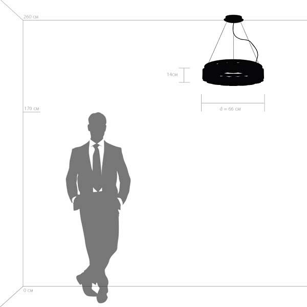 Подвесная светодиодная люстра Lightstar Nibbler 812186 - 1