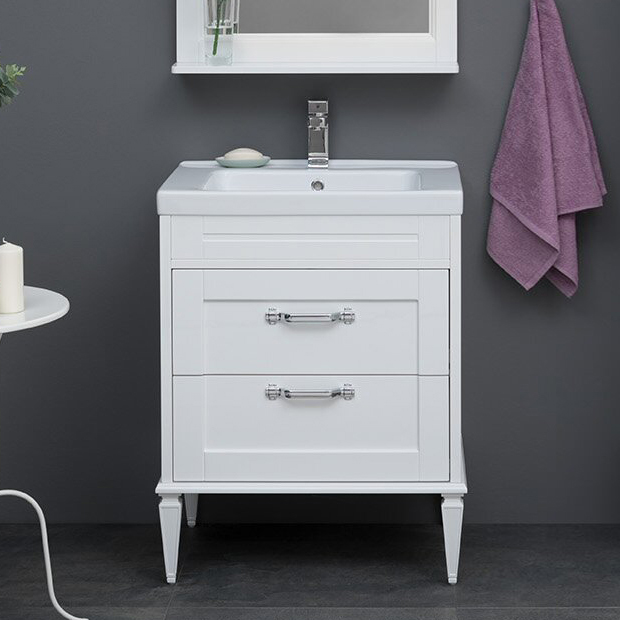 Тумба для комплекта Aquanet Денвер 65 белый глянец 199210 - 6