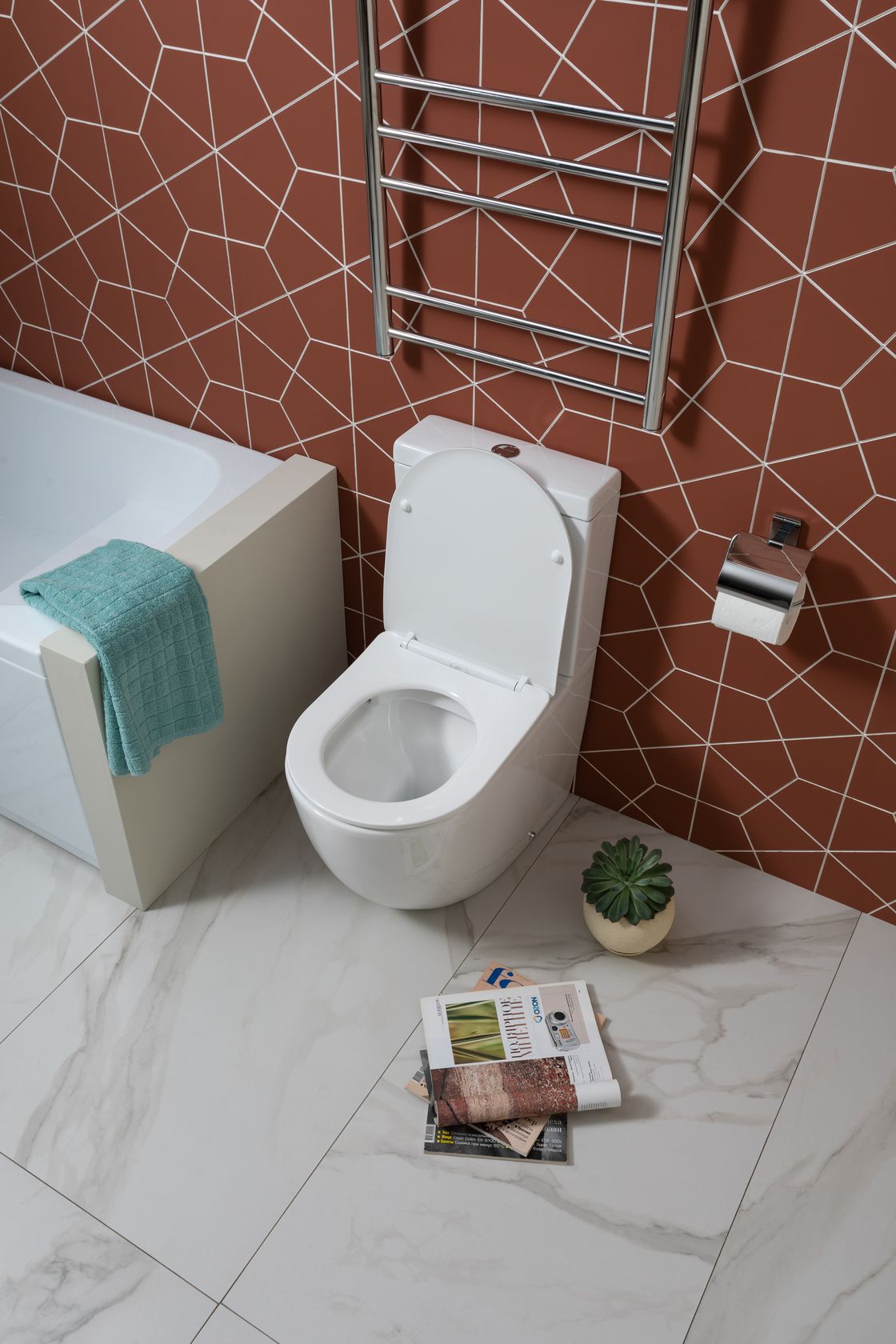 Cetus 2.0 C1 Чаша с сидением (Soft Close-SLIMSEAT) для унитаза напольного с Rimless (243538) - 4