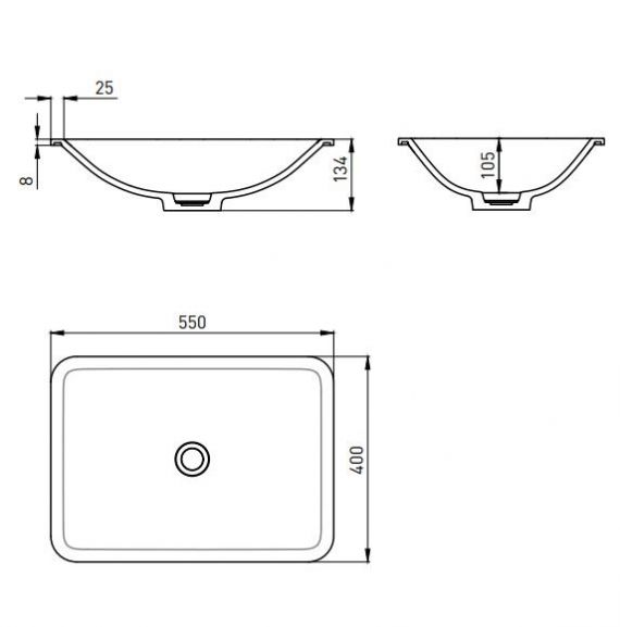 Раковина Salini Marea 1802206M S-Stone, матовый - 1