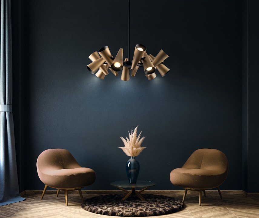 Подвесная люстра Maytoni Giro MOD095PL-14BS - 1