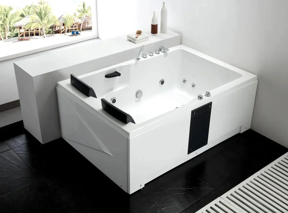 Акриловая ванна Gemy 180x120 с гидромассажем  G9061 B R - 2