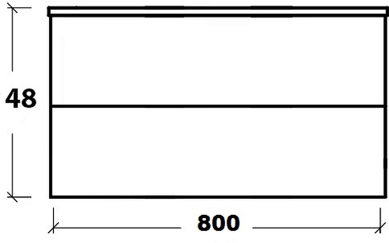 Тумба под раковину Armadi Art NeoArt 80 раковина моноблок белый 830-080-WH - 4