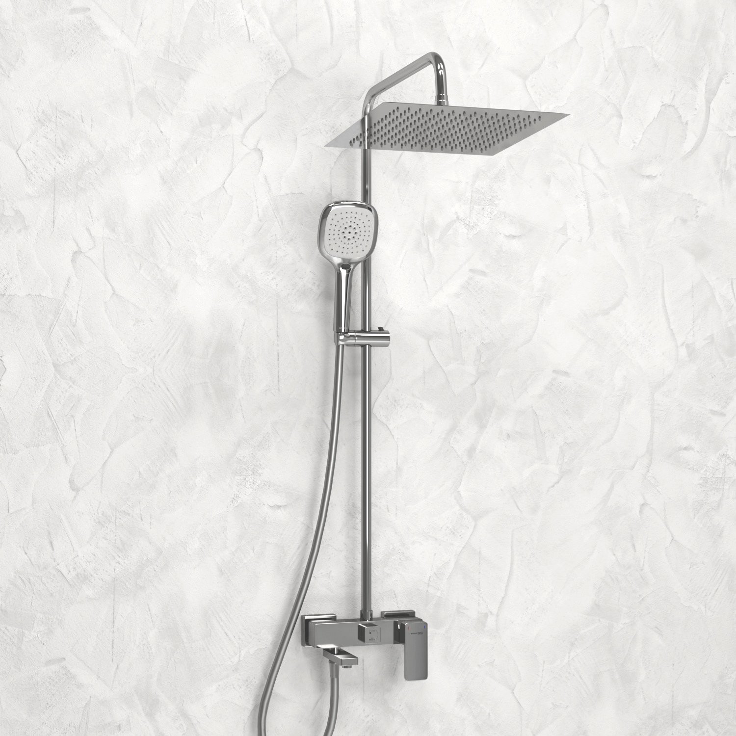 Душевая система WasserKraft 30 хром - белый A177.118.065.087.CH - 1