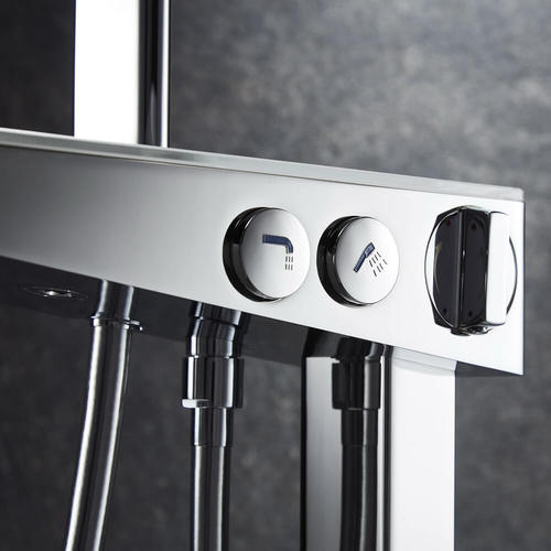 Смеситель напольный Black&White Universell хром 6982U - 4