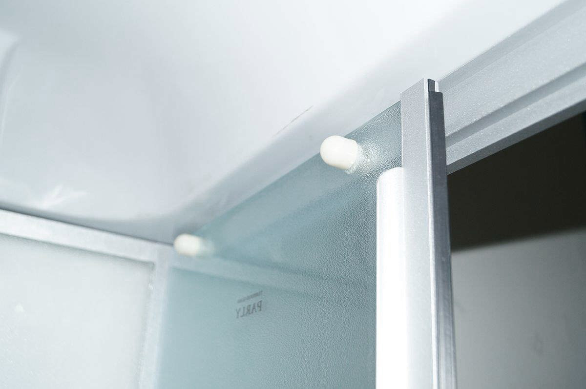 Душевая кабина Parly Frost FQ811 80x215, с поддоном, профиль сатин, стекло матовое - 3