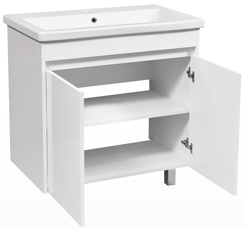 Тумба под раковину Stella Polar Фаворита Сомо 80 белый SP-00000164 - 1