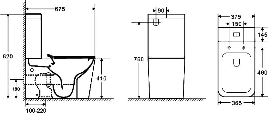 Унитаз-компакт Weltwasser WW SK Gelbach 001MT-GR безободковый с микролифтом матовый серый  10000005777 - 1