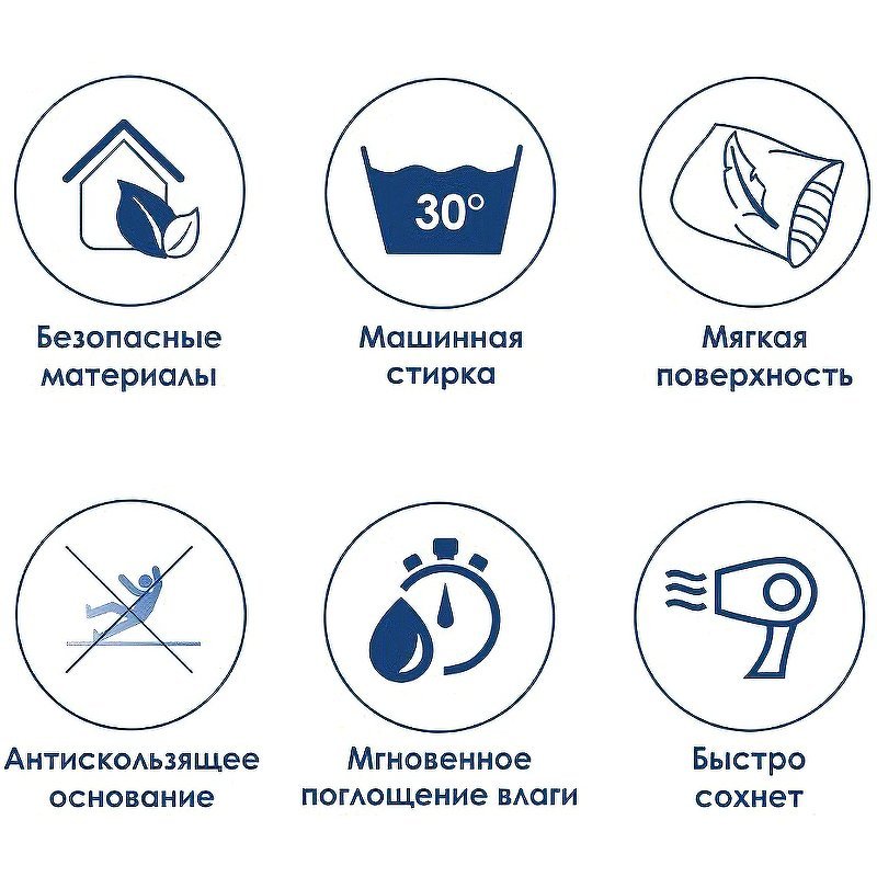 Коврик для ванной комнаты WasserKraft Lopau 90х60 коричневый BM-6015 - 1