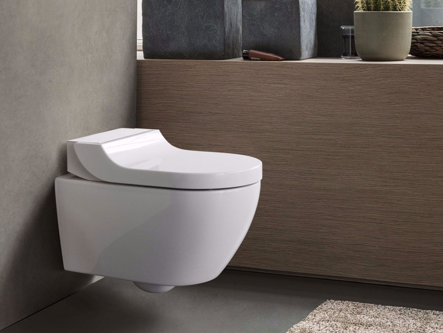Крышка-сиденье Geberit AquaClean Tuma Comfort альпийский белый, с функцией биде 146.274.11.1 - 1