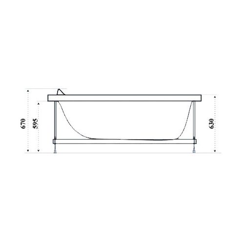 Каркас для ванны Rgw 16277070-02 - 0