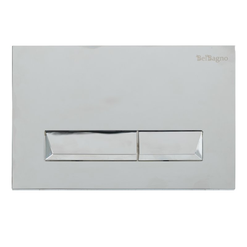 Кнопка смыва BelBagno MARMI хром глянцевый  BB010-MR-CHROME - 0