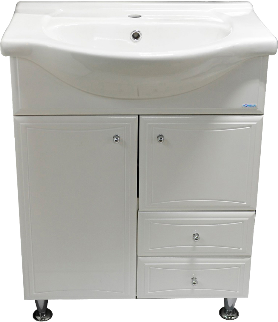 Тумба для комплекта Aqwella Барселона Люкс 65 с бельевой корзиной BA0106K - 5