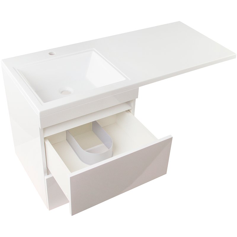 Тумба под раковину Style Line Даллас 120 Люкс Plus, белый  СС-00002351 - 2