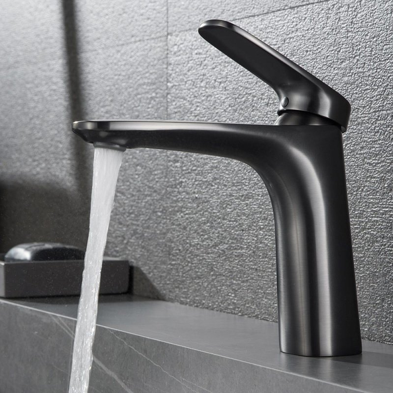 Смеситель для раковины Black&White Universell черный матовый 8701MG - 2