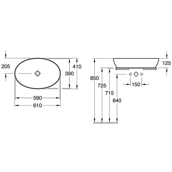 Раковина Villeroy & Boch Artis 41986101 alpin - 3