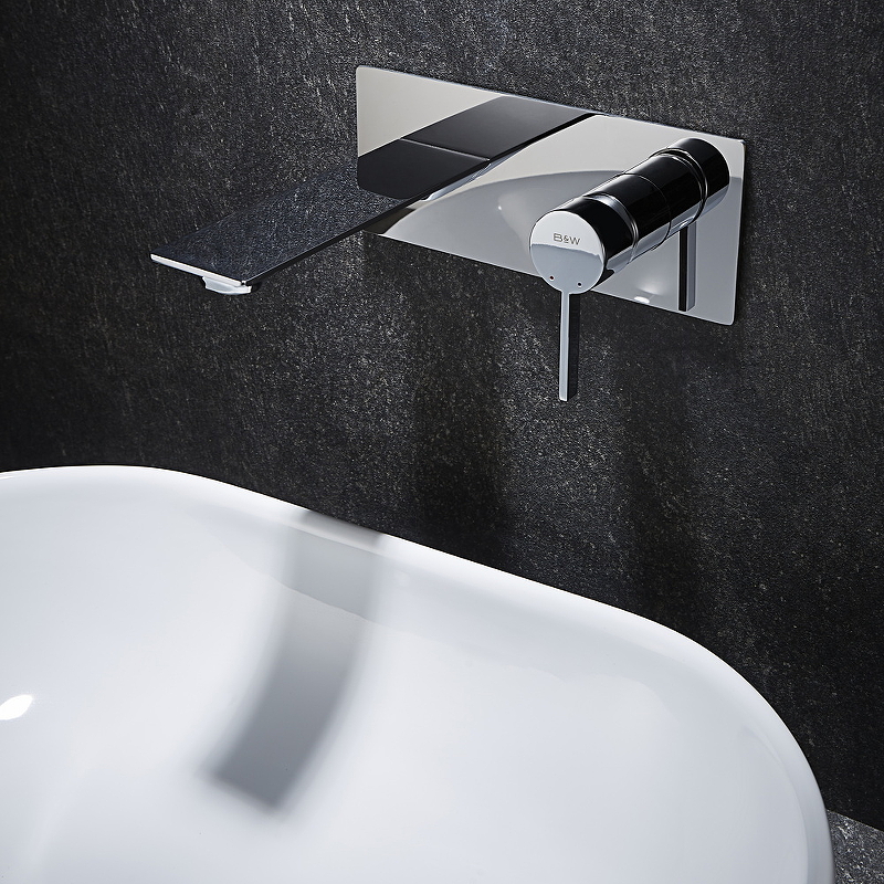 Смеситель для раковины встраиваемый Black&White Universell хром 7120U - 1