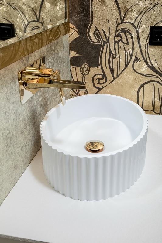 Раковина накладная Armadi Art Canale 50 белый матовый 878-WM - 4