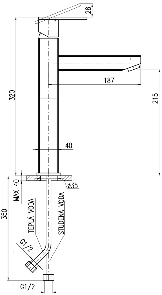 Смеситель для раковины Rav Slezak Loira золото LR530.5Z - 1