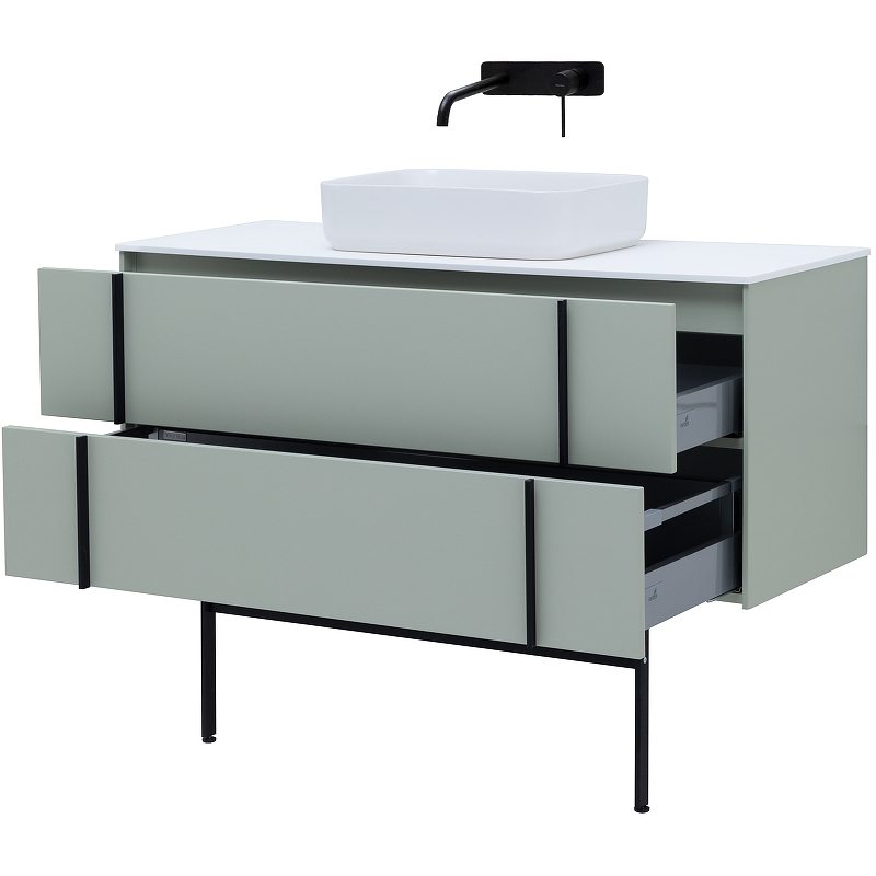 Тумба под раковину Allen Brau Reality 120 светло - зеленый матовый 1.32008.PWM - 6