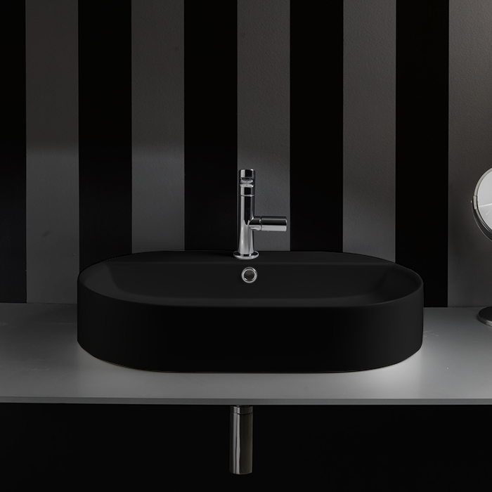 Раковина Kerasan Ciotola 65 черный матовый  028531*1 - 1